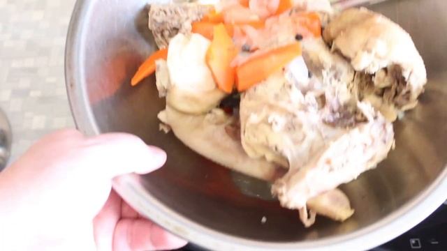 Рассольник с перловкой. Рецепт рассольника на курином бульоне.