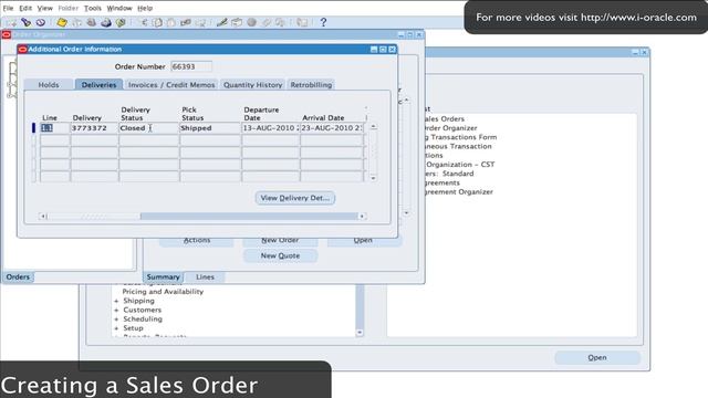 Oracle Training - Order Management in Oracle E-Business Suite R12 - Part 2 (1080p - HD) смотреть онлайн