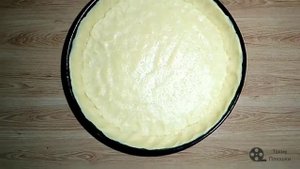 Лимонный пирог из песочного теста.