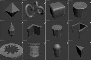 3D объект моделирование.