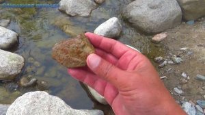 Какой ты жёлтый камень нашел на речке