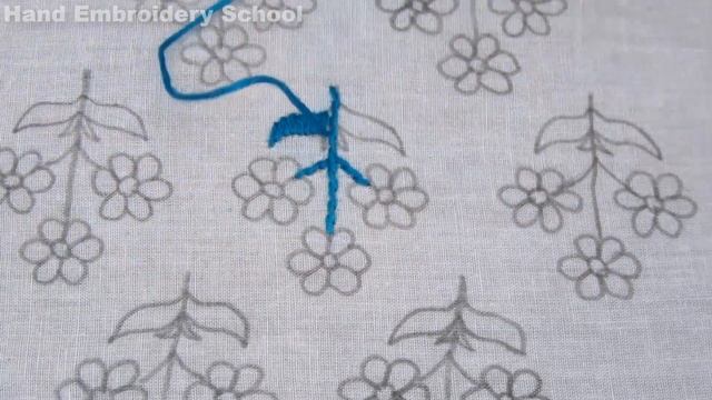 Hand Embroidery | Ring French Knot | All Over Design | Hand Embroidery School #73