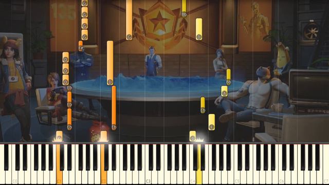 Fortnite Chapter 2 Season 2 Battle Pass Gameplay Trailer Music [Piano Tutorial] смотреть онлайн