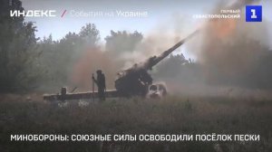 Минобороны: союзные силы освободили посёлок Пески