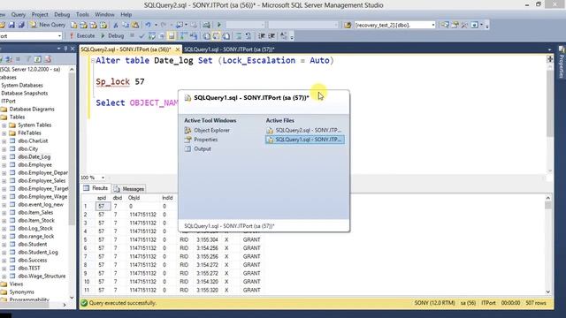 Lock Escalation in SQL Server смотреть онлайн