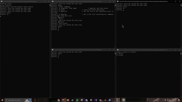 Networking Project Chat Room смотреть онлайн