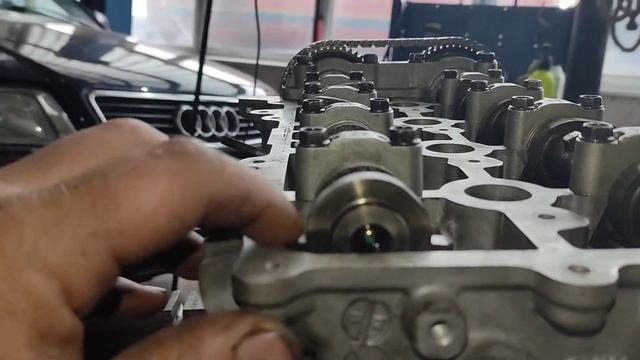 Как правильно поставить распредвалы и цепь ГРМ KIA Seed'...