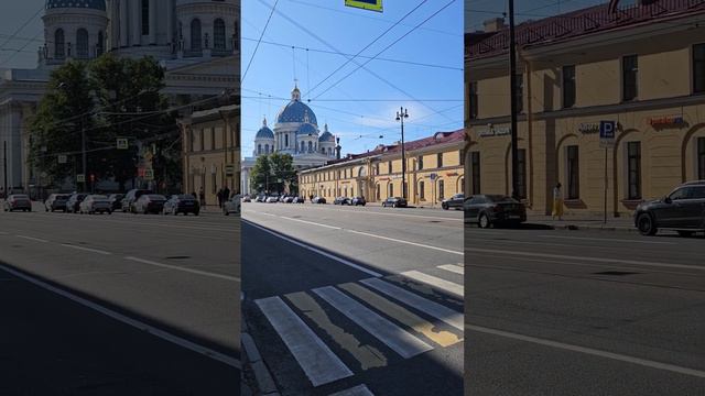 Собор Святой Живоначальной Троицы Измайловского полка. Санкт-Петербург в июле.