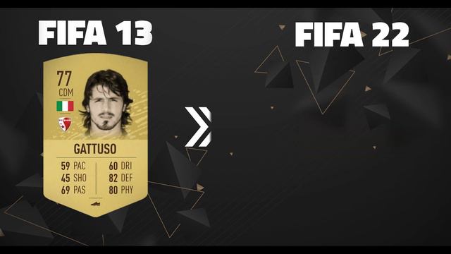 ICONS AND THEIR LAST FIFA CARDS - FIFA 22 Ultimate Team | ZIDANE, GATTUSO, MAKELELE... etc