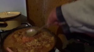 Паста про батин жаренный суп