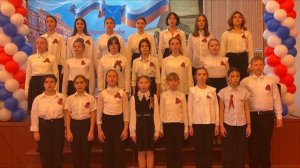 Песня  Вечный огонь  хор Консонанс МОУ СОШ 8