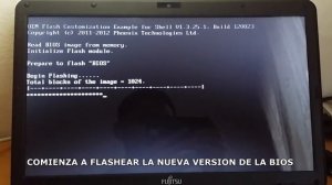 Actualización de bios fujitsu ah512