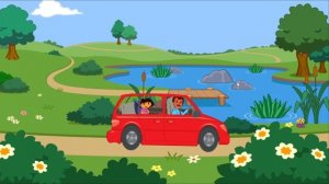 Dora The Explorer: Dora's Ride Along Animal Photo Adventure - Old Flash Games