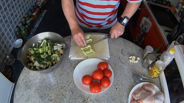 Курица Запечённая с Овощами. Выпуск №92
