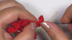 Рождественский цветок крючком. Рождественская салфетка крючком (3 часть)