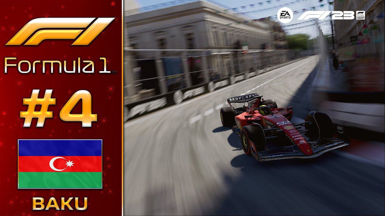 F1 23: ЭТАП 04. АЗЕРБАЙДЖАН. СПРИНТ+ГОНКА. 100% ДИСТАНЦИИ. смотреть онлайн