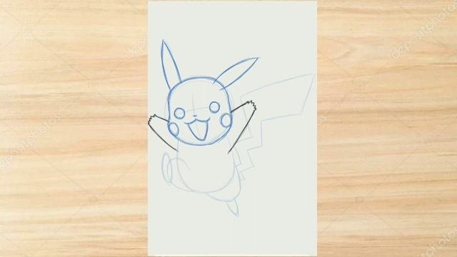 Как нарисовать Пикачу? How To Draw Pikachu?