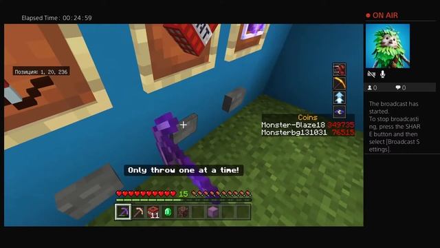 Minecraft mining simulator - part 1 смотреть онлайн