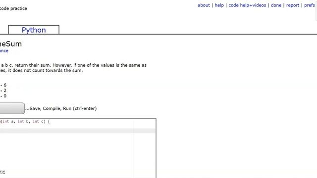 Logic 2 (loneSum) Java Tutorial || Codingbat.com