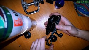 Проект VeloMeh Часть 4. Задний переключатель Shimano M610 shadow и покраска рамы с баллончика