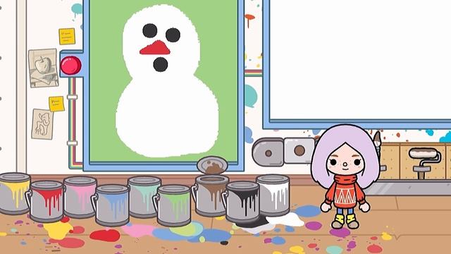 РИСУЮ КАРТИНЫ В ТОКА БОКА // новогодние картины тока бока смотреть онлайн