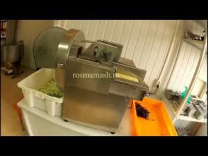 Нарезка укропа на QS-20II(РПМ-ЛШ-01) от РостПищМаш