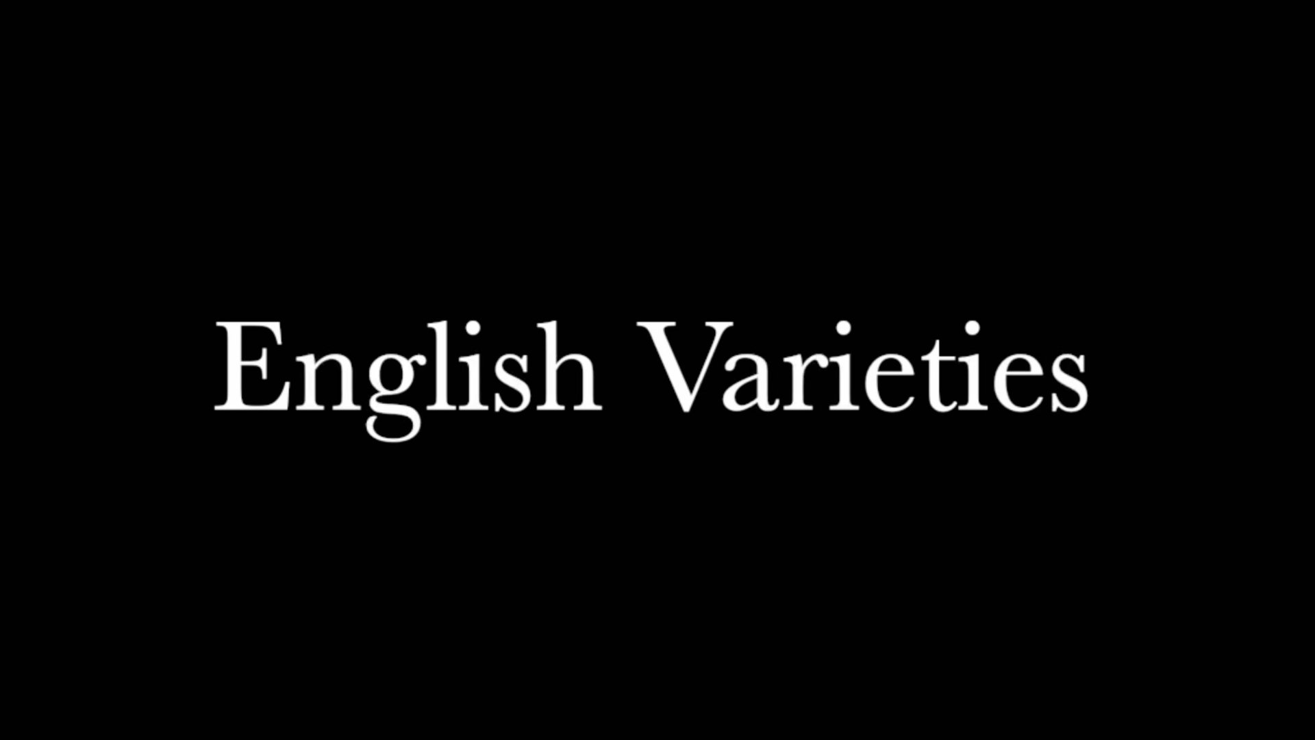 English Varieties. Pidgins and Creoles смотреть онлайн