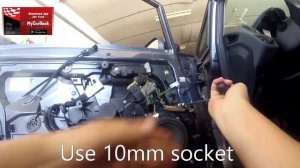 Ford Fiesta 2009-2019   How To Replace Power Window Regulator