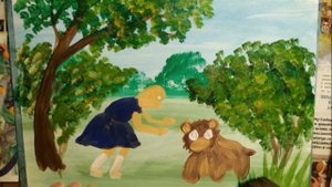 Как нарисовать сказку "Аришка-Трусишка"