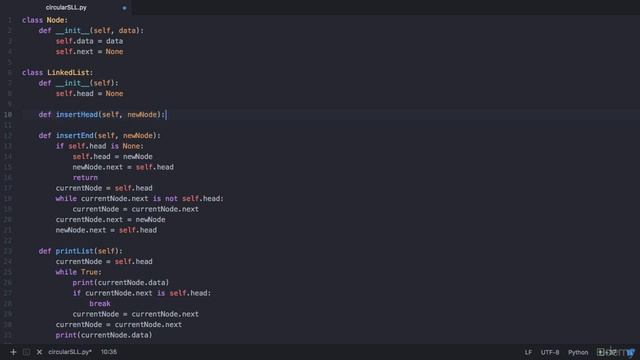 Insert a new node as the Head node of a Circular Singly Linked List