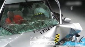 Ikco Samand Lx Standard crash test 64Km/h