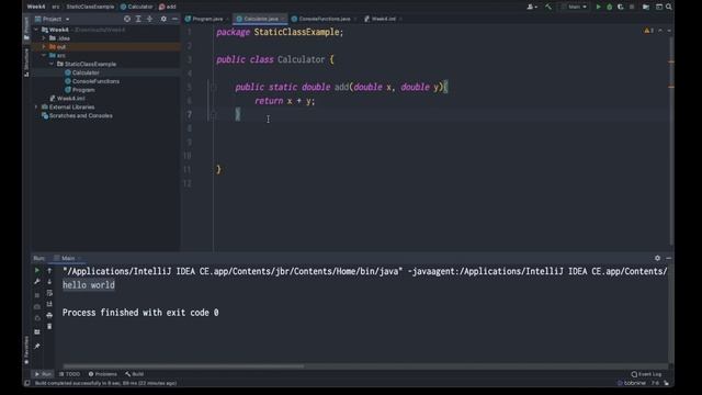 [JAVA] 4a, Part 2- Hiding The Mechanism: Static Classes смотреть онлайн