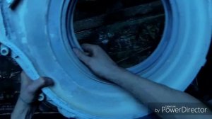 Стиральная машинка INDESIT распил барабана. #2