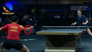 Analyse the SUPER FAST backhand of Lin Shidong