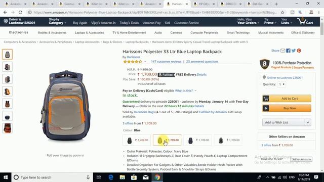 Best Laptop Bags In Amazon Under Rs. 2000 | Laptop Bags | Tech Backpacks | Bags For Boys смотреть онлайн