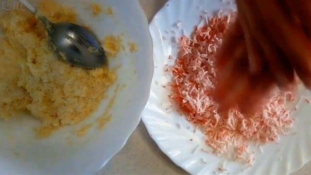 Закуска Рафаэлло с крабовыми палочками.