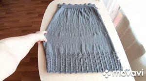 Отчёт по вязанию юбки 52 размера )