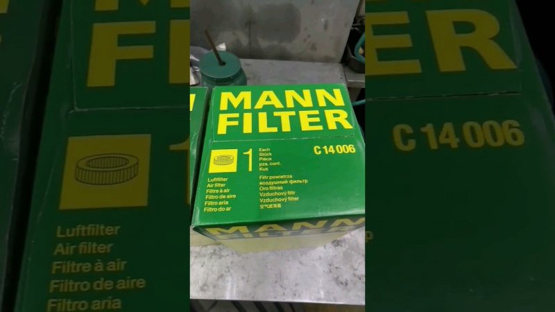 Поддельные Mann Filter для Mercedes Benz M274 #MercedesBenz #мастерскаямерседес