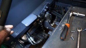 Самодельный минипогрузчик. Плавный ход.