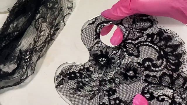 Заливка кружева эпоксидной смолой. смотреть онлайн