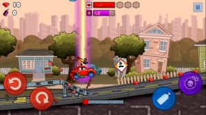 КРАСНАЯ МАШИНКА против ХИЩНЫХ МАШИН #2 мультик по игре Car Еats Car 2