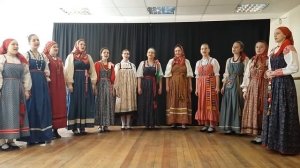 Фольклорный ансамбль младших курсов Училища им.Гнесиных.