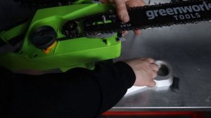 Обзор цепной пилы GreenWorks GCS2046