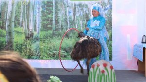 Дрессированный страус