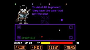 Ink sans Fight Phase 3 Fail