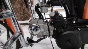 Recer RC 50F Установка ЦПГ "YX 140" и ГБЦ 154FMI. (122cc)