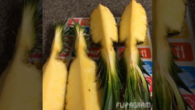 Как красиво нарезать Ананас