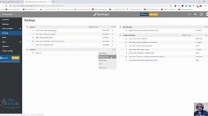 OpenProject Agile and Scrum Backlogs
