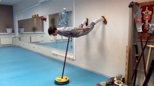 Жесткий цигун. Статика на палке