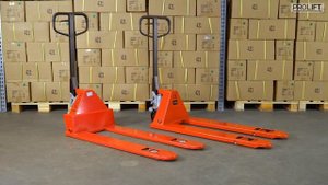 Низкопрофильная гидравлическая тележка PROLIFT AC-low. Рохли с уменьшенной высотой подхвата